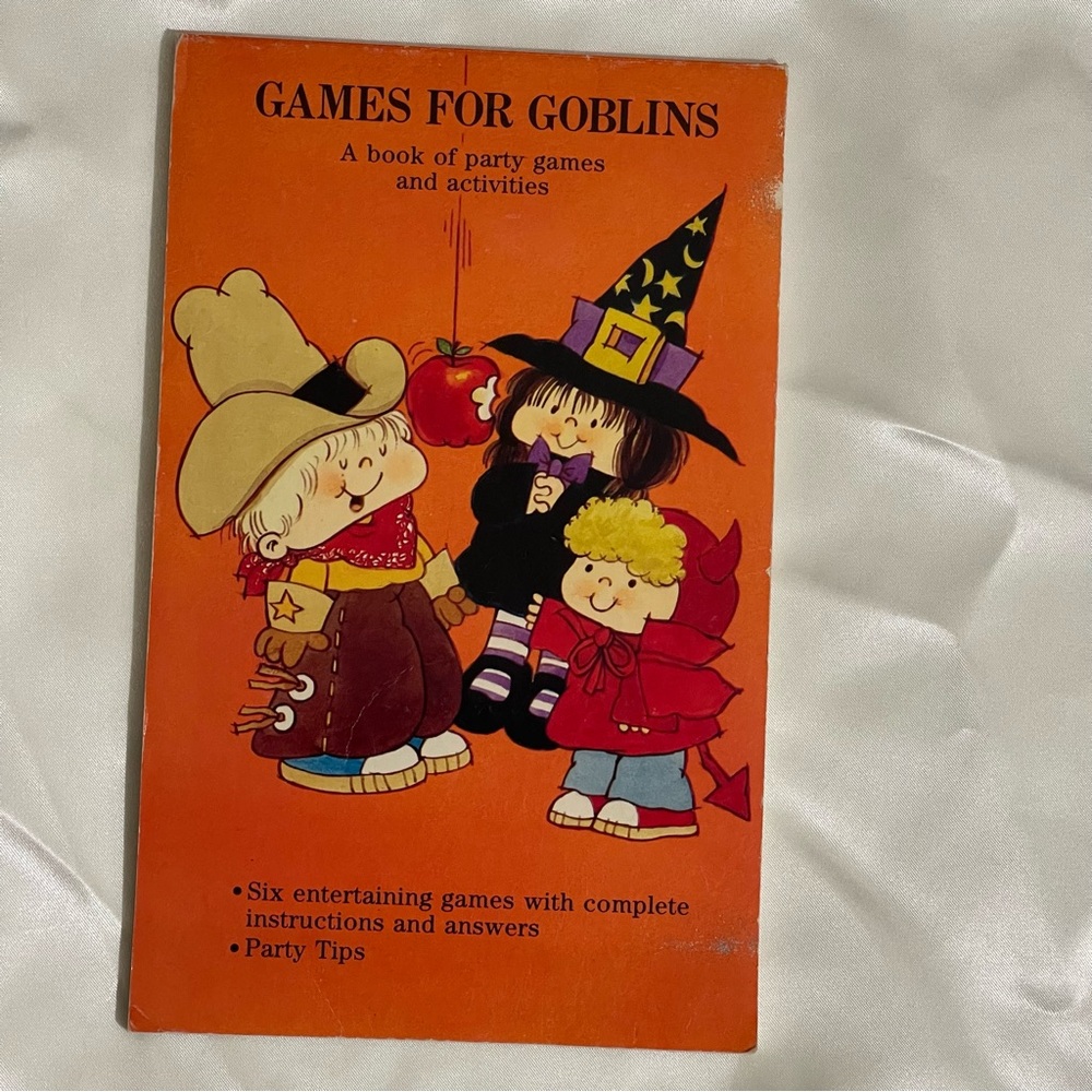 Game s for Goblins Book of party games and activities American Greetings Vintage